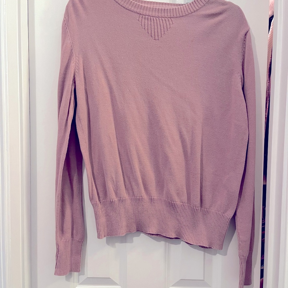 Pact Women's Sweater in Soft Pink